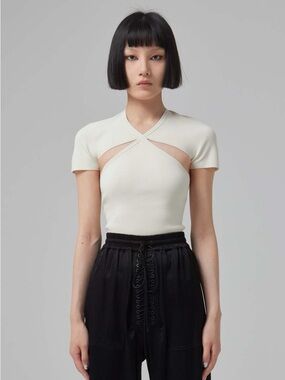 KHAITE Vita Cutout-Detail Bodysuit